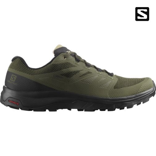 Olive Salomon Outline GTX Men's Hiking Shoes | IE WM2634